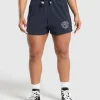 Clearance Gymshark Legacy Cotton Shorts HeavyBlue