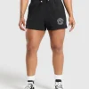 Online Gymshark Legacy Cotton Shorts Black