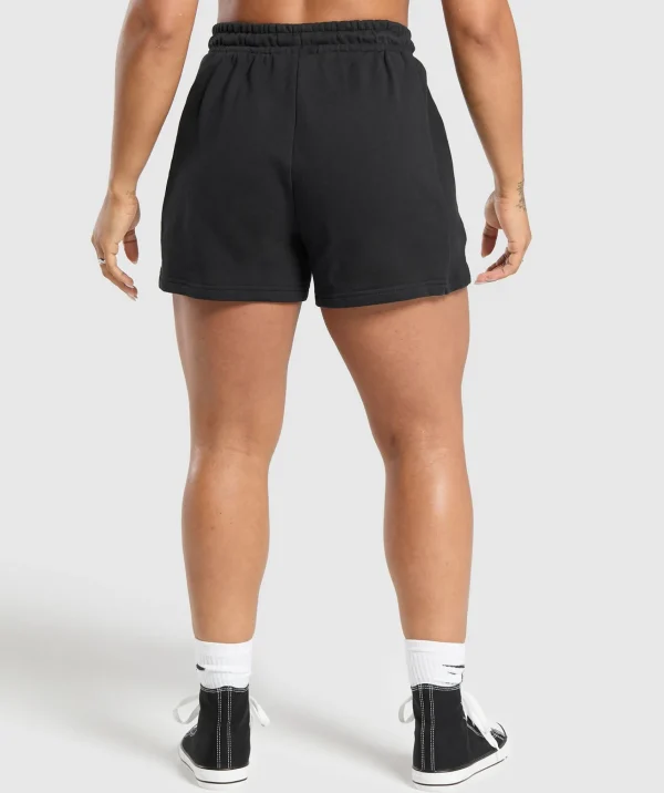 Online Gymshark Legacy Cotton Shorts Black