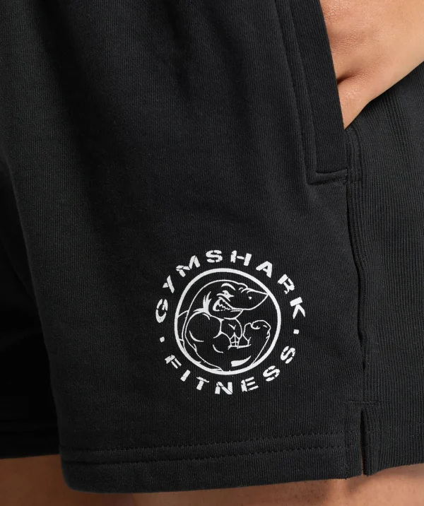 Online Gymshark Legacy Cotton Shorts Black