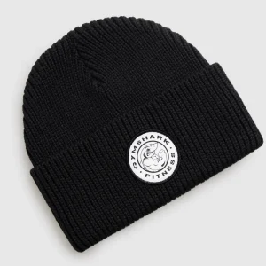 New Gymshark Legacy Deep Cuff Beanie Black