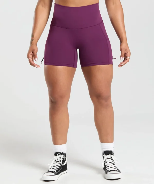 Sale Gymshark Legacy Logo Tight Shorts MagentaPurple