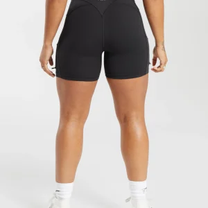 Online Gymshark Legacy Logo Tight Shorts Black