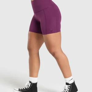 Sale Gymshark Legacy Logo Tight Shorts MagentaPurple