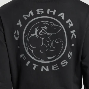 Best Gymshark Legacy Oversized Long Sleeve Top Black