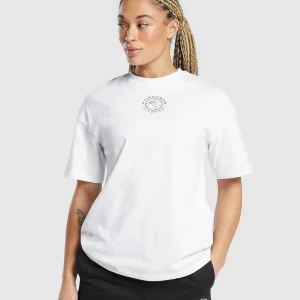 Fashion Gymshark Legacy Oversized T-Shirt White