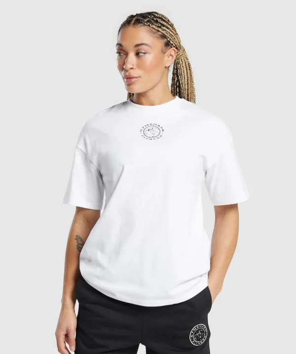 Fashion Gymshark Legacy Oversized T-Shirt White