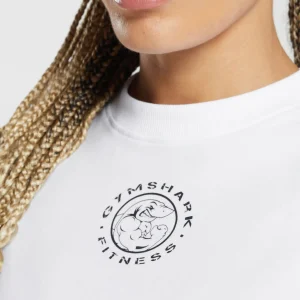 Fashion Gymshark Legacy Oversized T-Shirt White