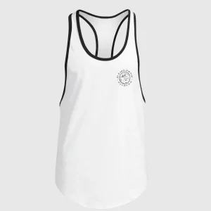 Online Gymshark Legacy Ringer Stringer White/Black