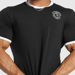 Outlet Gymshark Legacy Ringer T-Shirt Black/White