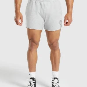 Clearance Gymshark Legacy Shorts LightGreyCoreMarl