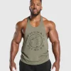 Sale Gymshark Legacy Stringer BaseGreen