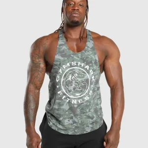 Sale Gymshark Legacy Stringer UnitGreen