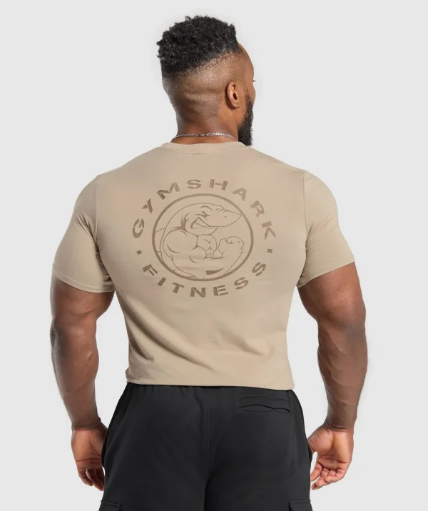 Best Gymshark Legacy T-Shirt CementBrown