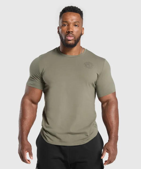 Best Gymshark Legacy T-Shirt BaseGreen