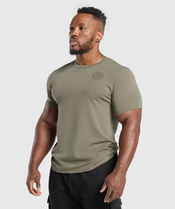 Best Gymshark Legacy T-Shirt BaseGreen