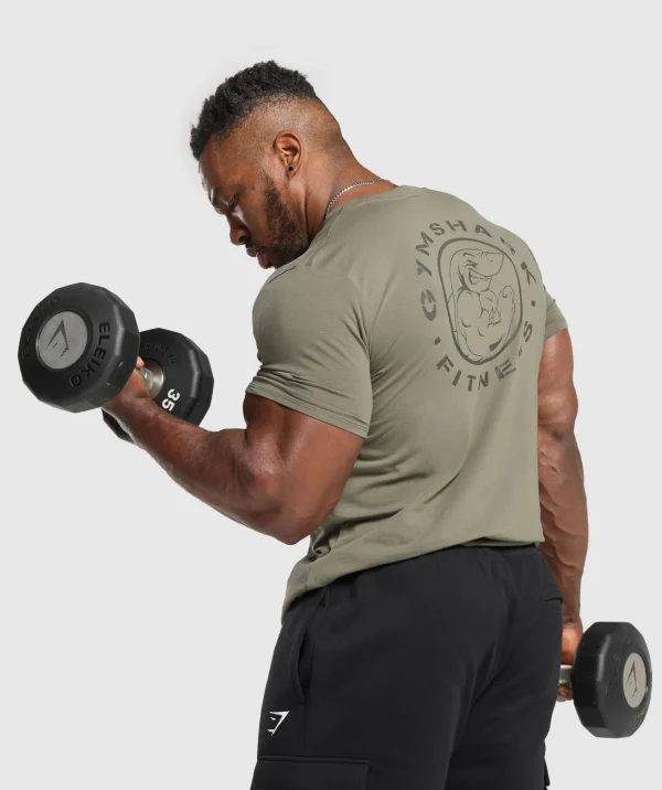 Best Gymshark Legacy T-Shirt BaseGreen