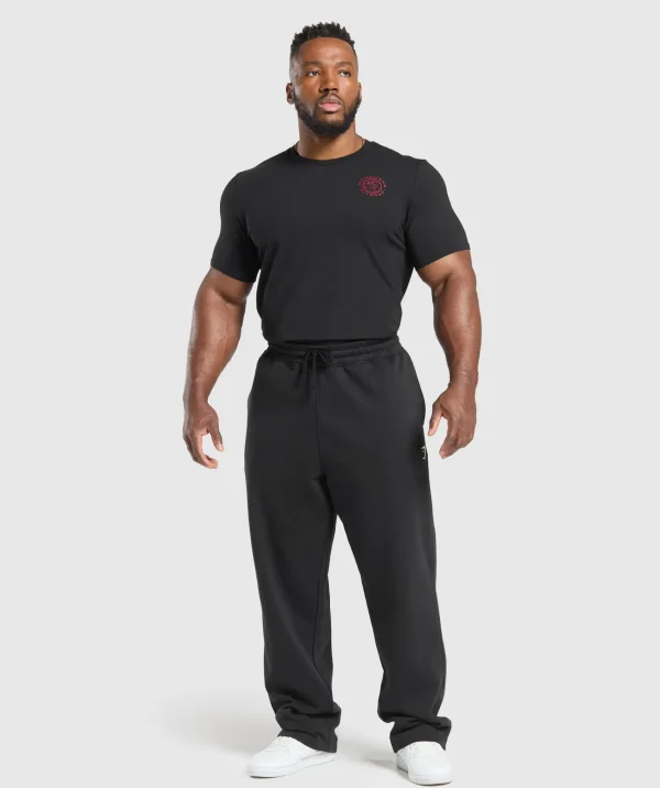 Discount Gymshark Legacy T-Shirt Black/ConditioningRed