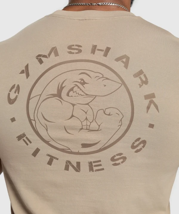 Best Gymshark Legacy T-Shirt CementBrown