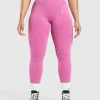 Fashion Gymshark Lift Seamless Leggings WinningPink/WhiteMarl