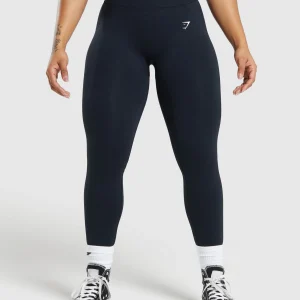 Outlet Gymshark Lift Seamless Leggings MidnightBlue/BlackMarl