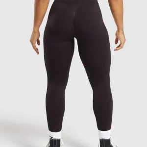 Clearance Gymshark Lift Seamless Leggings DepthPurple/BlackMarl