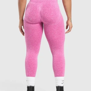 Fashion Gymshark Lift Seamless Leggings WinningPink/WhiteMarl