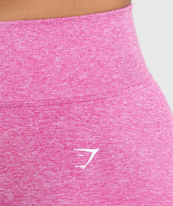 Fashion Gymshark Lift Seamless Leggings WinningPink/WhiteMarl