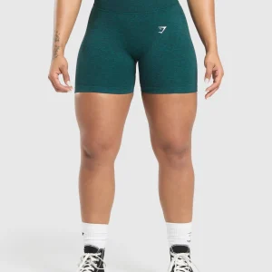 Clearance Gymshark Lift Seamless Shorts FunctionalTeal/BlackMarl