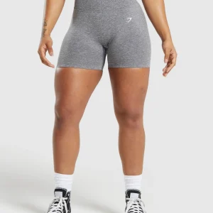 Online Gymshark Lift Seamless Shorts BrushedGrey/WhiteMarl