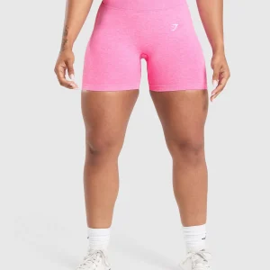 Outlet Gymshark Lift Seamless Shorts PhysicalPink/WhiteMarl