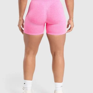 Outlet Gymshark Lift Seamless Shorts PhysicalPink/WhiteMarl