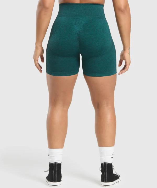 Clearance Gymshark Lift Seamless Shorts FunctionalTeal/BlackMarl