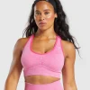 Outlet Gymshark Lift Seamless Sports Bra Pink