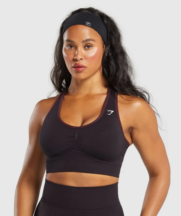 Fashion Gymshark Lift Seamless Sports Bra Purple