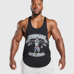 Clearance Gymshark Lifting Apparel Stringer Black