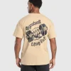 Online Gymshark Lifting Club Apparel Graphic T-Shirt VanillaBeige