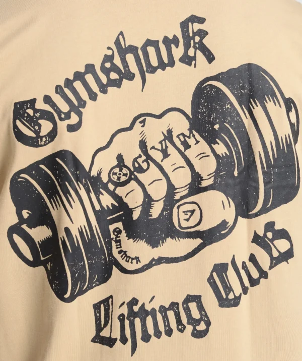 Online Gymshark Lifting Club Apparel Graphic T-Shirt VanillaBeige