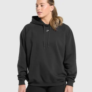 Sale Gymshark Lifting Club Graphic Brushed Hoodie Black