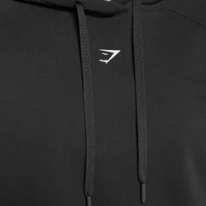 Sale Gymshark Lifting Club Graphic Brushed Hoodie Black