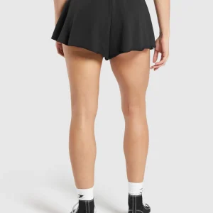 New Gymshark Lifting Crossover Cotton Shorts Black
