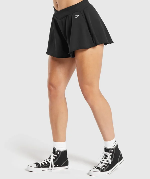 New Gymshark Lifting Crossover Cotton Shorts Black