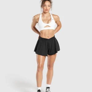 New Gymshark Lifting Crossover Cotton Shorts Black