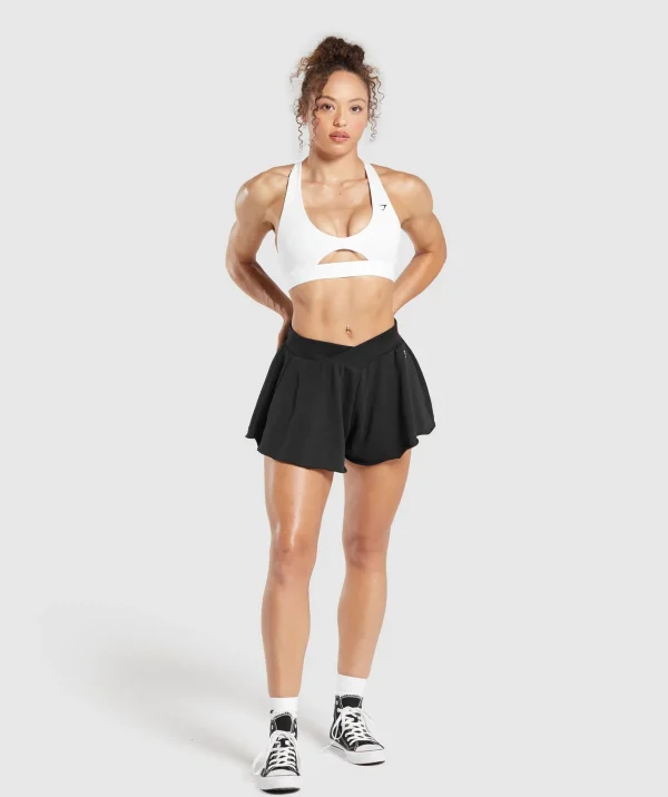 New Gymshark Lifting Crossover Cotton Shorts Black