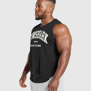 Clearance Gymshark 2012 Lifting Cut off Tank Black