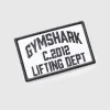 Outlet Gymshark Lifting Dept Velcro Patch White