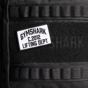 Outlet Gymshark Lifting Dept Velcro Patch White