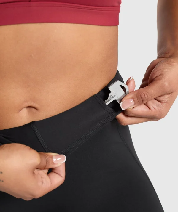 Sale Gymshark Lifting Dipped Waistband Leggings Black