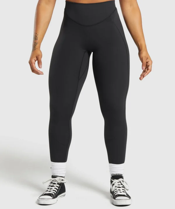 Sale Gymshark Lifting Dipped Waistband Leggings Black