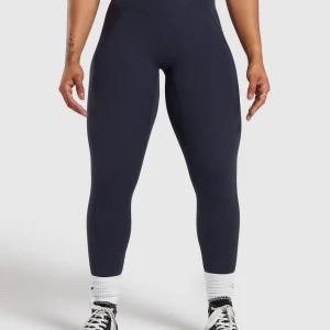 Clearance Gymshark Lifting Dipped Waistband Leggings HeavyBlue